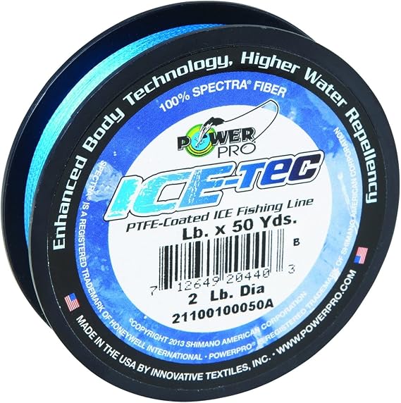 Pro-Tec Power Pro 23300050050A 50-Yard Ice-Tec Line, 5-Pound, Blue