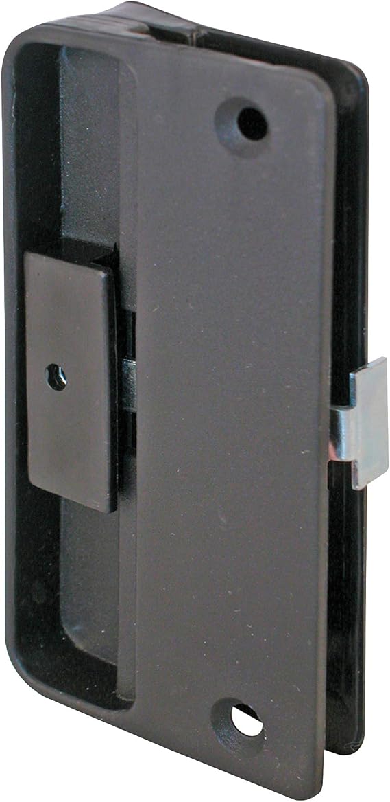 Slide-Co 121087 Sliding screen door inside and outside handles and latch, black plastic (Single Pack)