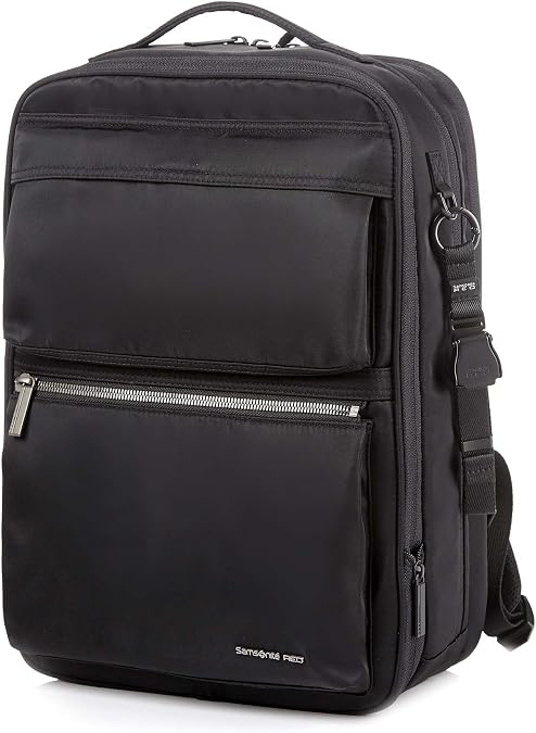 Samsung Night Red Ryan 2 Rhinn 2 Backpack, Laptop Storage, Double Compartment, Large Capacity, Lightweight, Expandable Interior Space, Business Bag, Casual Bag