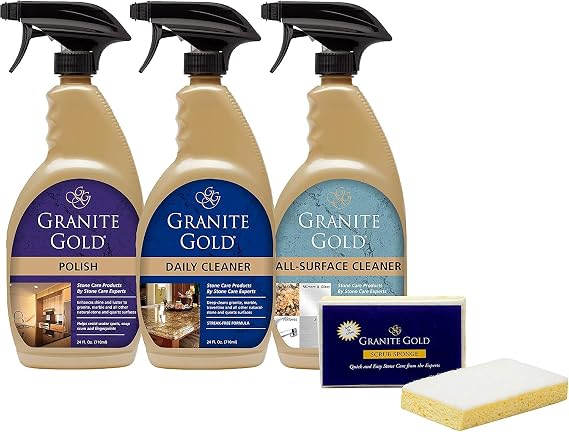 Granite Gold Home Care Collection for Granite, Marble & Stainless Steel