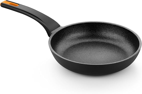 BRA COOKWARE Efficient Pro Nonstick Fry Pan | 9.5 In Cast Aluminum Skillet