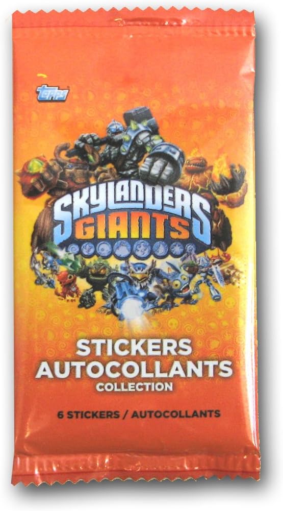 Topps Skylanders Giants Stickers Pack