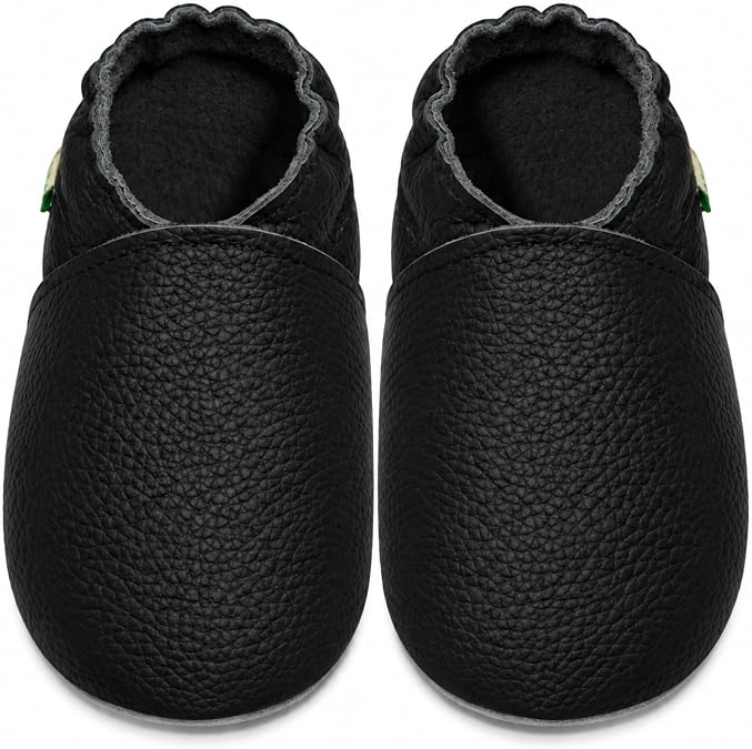 SAYOYO Leather Baby Soft Sole Infant Toddler Walking Shoes