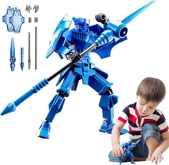 Action Figure set - Articulated Figure Robot With Movable Joints, 3D Multi-Jointed Movable Robots, ABS Articulated Robots Action Figures, Unique Collectibles For Desktop Decorations