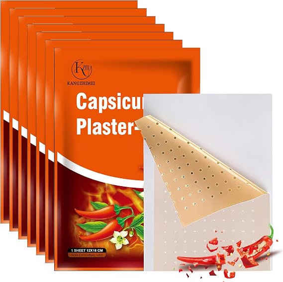 100 Pcs Maximum Strength Capsaicin Patches - XL Muscle and Joint Heat Patch
