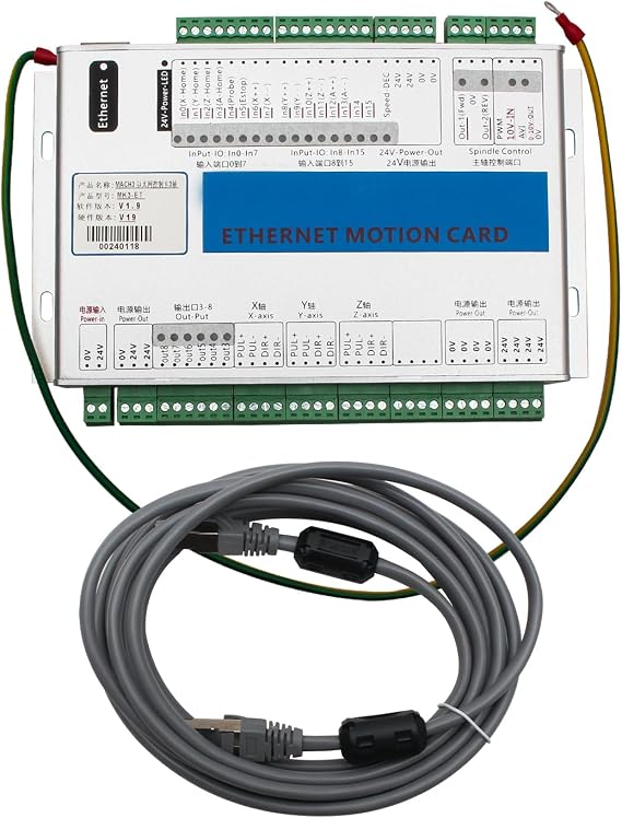 RATTMMOTOR MK4-ET CNC Motion Control Card Mach3 Ethernet Port (4 Axis)