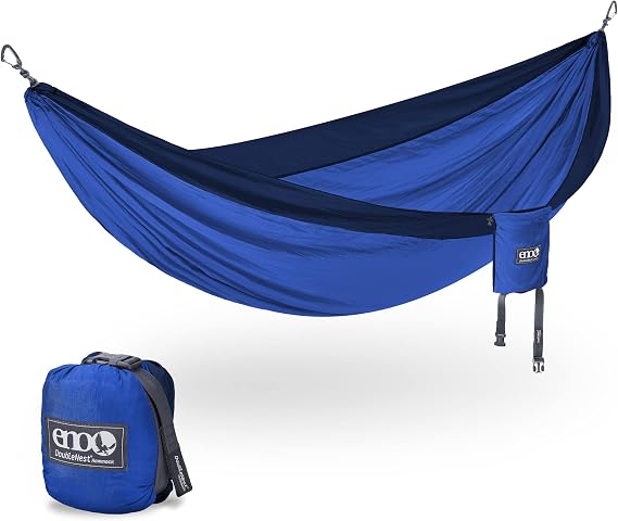 ENO, Eagles Nest Outfitters DoubleNest Lightweight Camping Hammock, 1 to 2 Person, Special Edition Colors, ATC