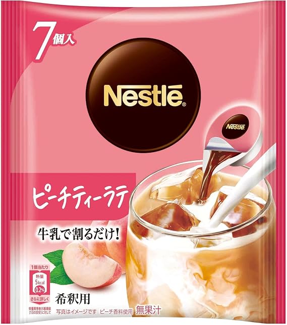 Nestle Portion Peach Tea Latte, 7P x 4 Pieces