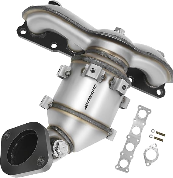 Catalytic Converter Compatible with Hyundai Sonata 2009-2015, Kia Rondo 2009-2010, Kia Optima 2009-2015 2.4L l4 Rear Catalytic Convertor Direct-fit 641461 (EPA Compliant)