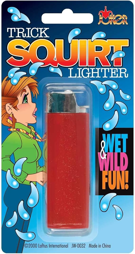 Water Squirting Lighter Prank Toy