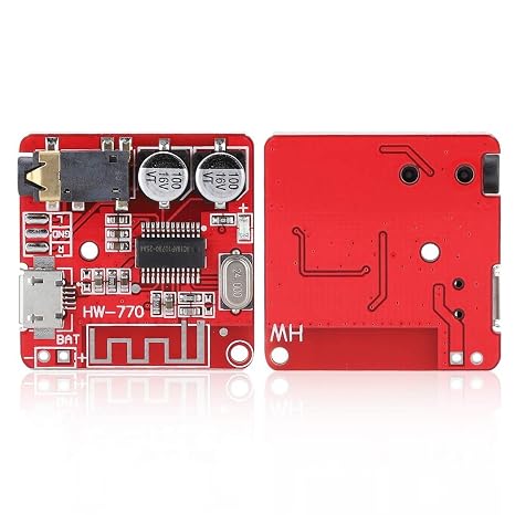 Bluetooth 5.0 Audio Receiver Board - MP3 Lossless Decoder Module for Car/DIY Stereo Systems - WAV/APE/FLAC Support, 3.5mm Interface, Wireless Music Adapter with Long-Range Transmission