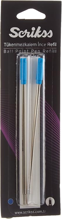 Scrikss 711 Slim Tükenmez Refil Mavi