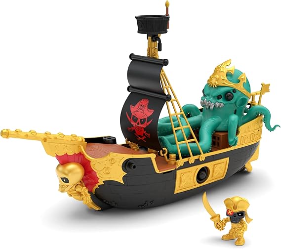 Treasure X Sunken Gold Treasure Ship Playset, Multicolor (41579)