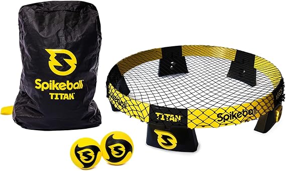 Spikeball Titan Game Set, Stronger Frame, 1 Pro Ball & 1 Atlas Ball