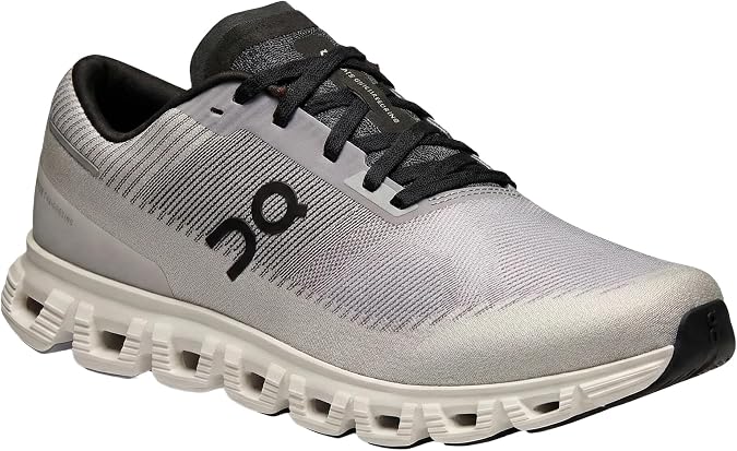 On Men's Cloud 6 Push Sneakers, Lilac/Black, 9 Medium US