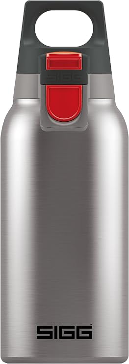SIGG - Insulated Water Bottle - Thermo Flask Hot & Cold ONE Brushed - with Tea Infuser - Leakproof - BPA Free - 18/8 Stainless Steel - 10 oz