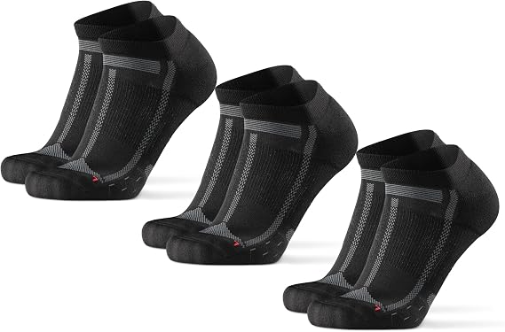 DANISH ENDURANCE Short Running Socks Light Compression 3 & 5 Pairs