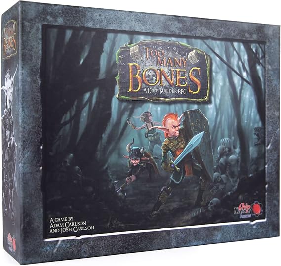 Too Many Bones Dice-Builder Strategic Fantasy RPG Game for Ages 14 and Up, 1-4 Players