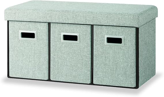 Iris Ohyama SST3H-76 3-Way Drawer Storage Box, 3-Drawer Type, Light Blue