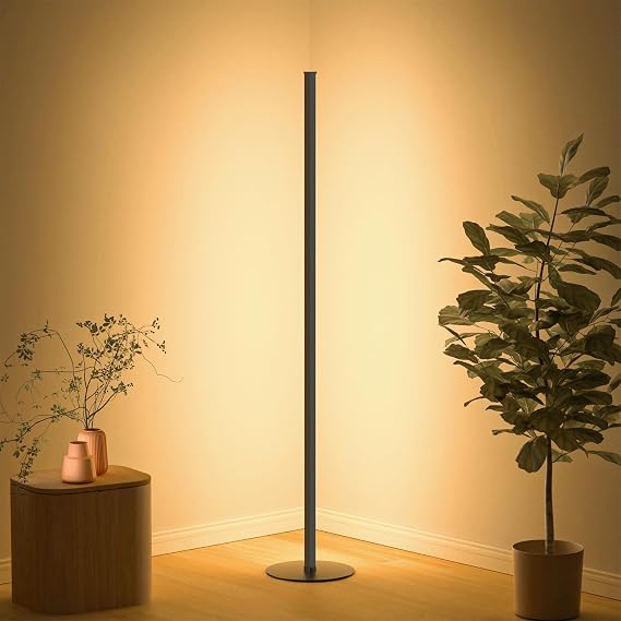 Floor Lamp Living Room Floor Lamp Dimmable with Remote Control Continuous Brightness & Colour Temperatures 3000 K - 6500 K 140 cm Modern Floor Lamp for TV Office Living Room Bedroom Playroom [Energy Class F]