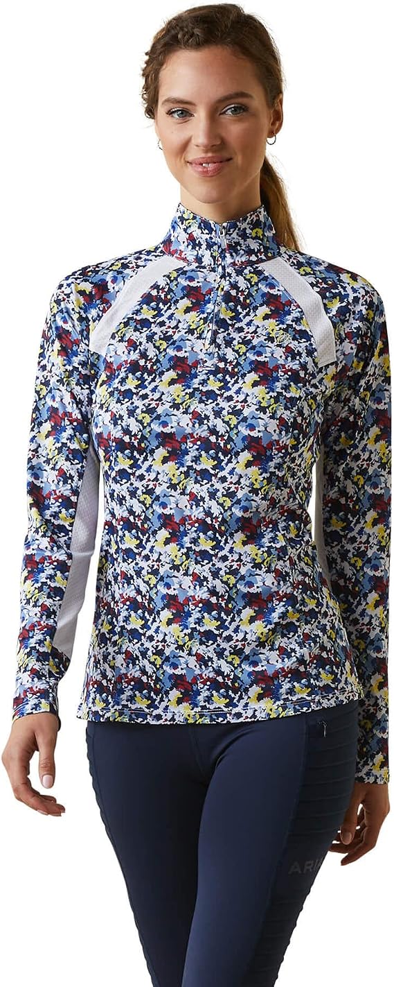 Ariat Women's Sunstopper 3.0 1/4 Zip Baselayer