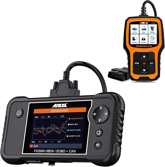ANCEL FX2000 Enhanced Four-System Diagnostic Scanner ANCEL AD410 Enhanced OBD II Vehicle Code Reader