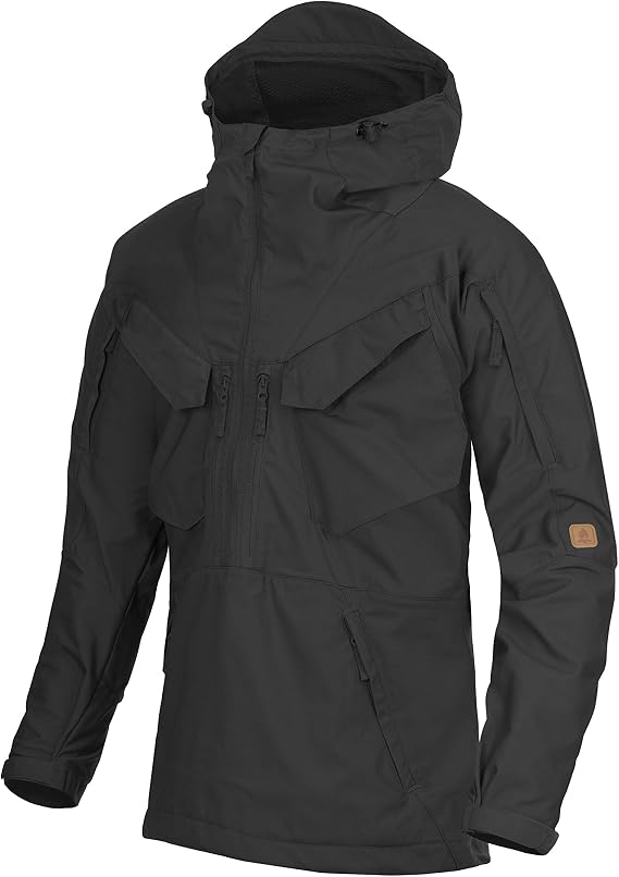 Helikon-Tex Bushcraft Pilgrim Anorak Outdoor Jacket DuraCanvas Black