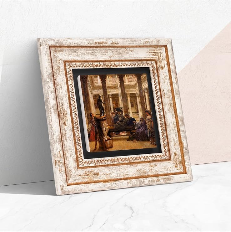 Pinecone Stone Bir Roma Sanat Aşığı Antik Roma Serisi Taş Duvar Tablosu - Çerçeveli Taş Tablo - Dekoratif Duvar Sanatı - Modern Ev ve Ofis Duvar Dekoru T1-42