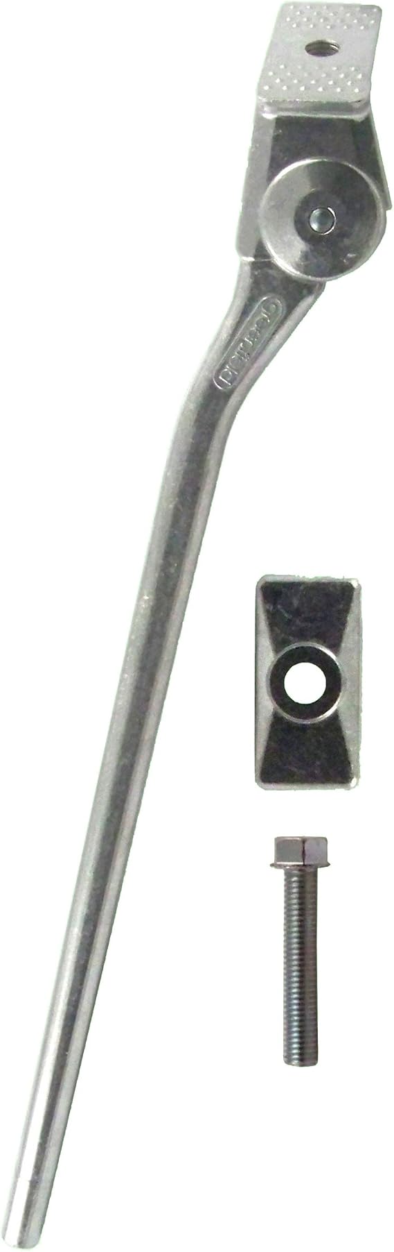 Greenfield KS2C Kickstand, 285 mm, Brushed Aluminum Finish | Greenfield 285mm Aluminum Alloy KS2 Bike Kickstand for Small Frames