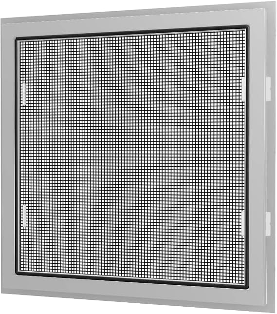 Fully Assembled, Custom Extruded Awning Screen (Awning-CA4) - Flanged Window Screen Replacement for Awning Windows - Wide Frame, Sleek Fit, Uncompromising Seal