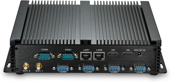 i5 CPU, Fanless Mini PC, 4GB RAM, 128GB SSD, HD Graphics 4400, 6xCOM RS232, 4xUSB 3.0, 2xNICs, 2xHD