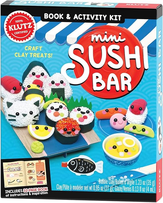 KLUTZ Mini Sushi Bar Craft Kit, Medium,Multicolor