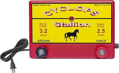 Cyclops Stallion - 2.5 Joule Fence Charger - AC