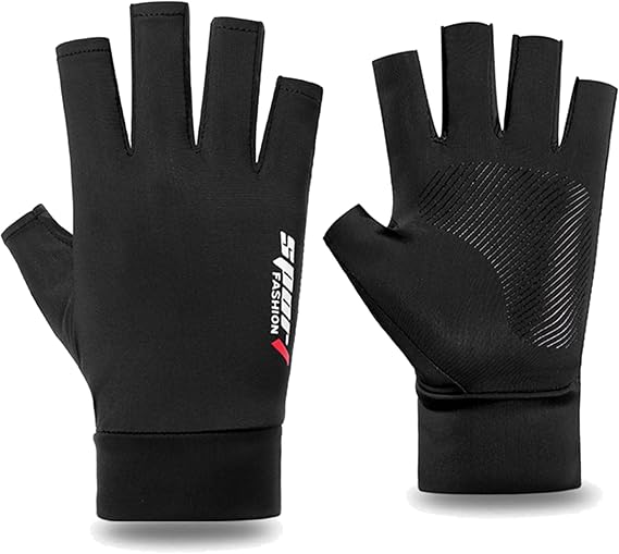 Fingerless Sun Gloves for Men Women