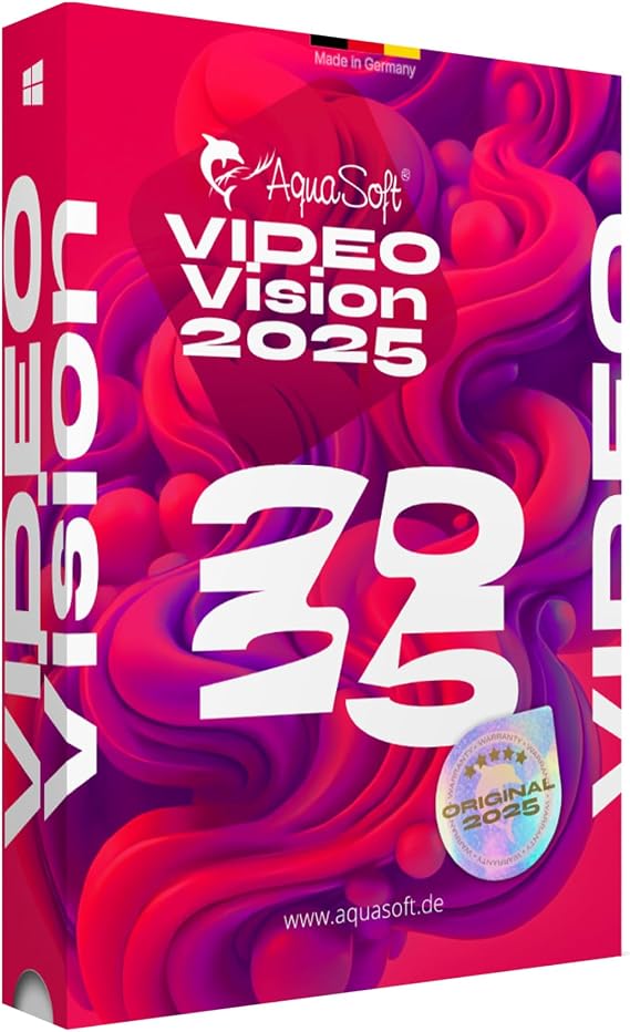 Video Vision 2025 - Videoshow Slideshow Video editing effects Animations Software for Win 11, 10