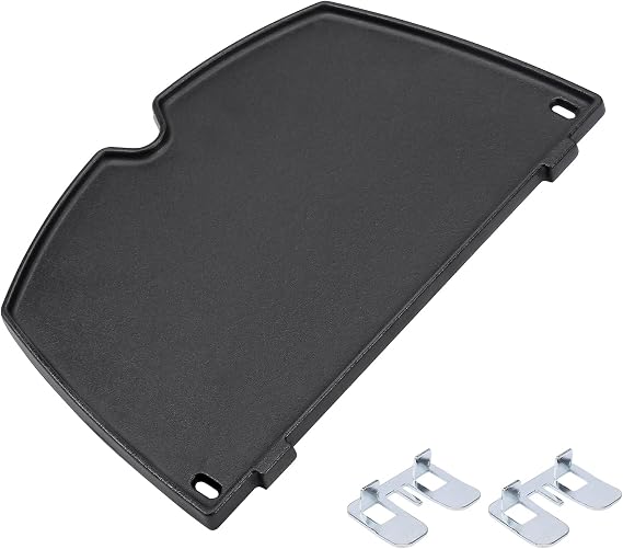 QuliMetal Cast Iron Griddle for Weber Q100, Q120, Q1000 and Q1200