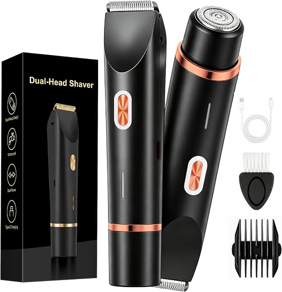 Beard Trimmer for Men Electric Razor for Men, Trimmer for Men Dual Head