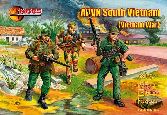 Mars Figures 32009-1/32 ARVN South Vietnam (Vietnam War) Vietnam War Model kit