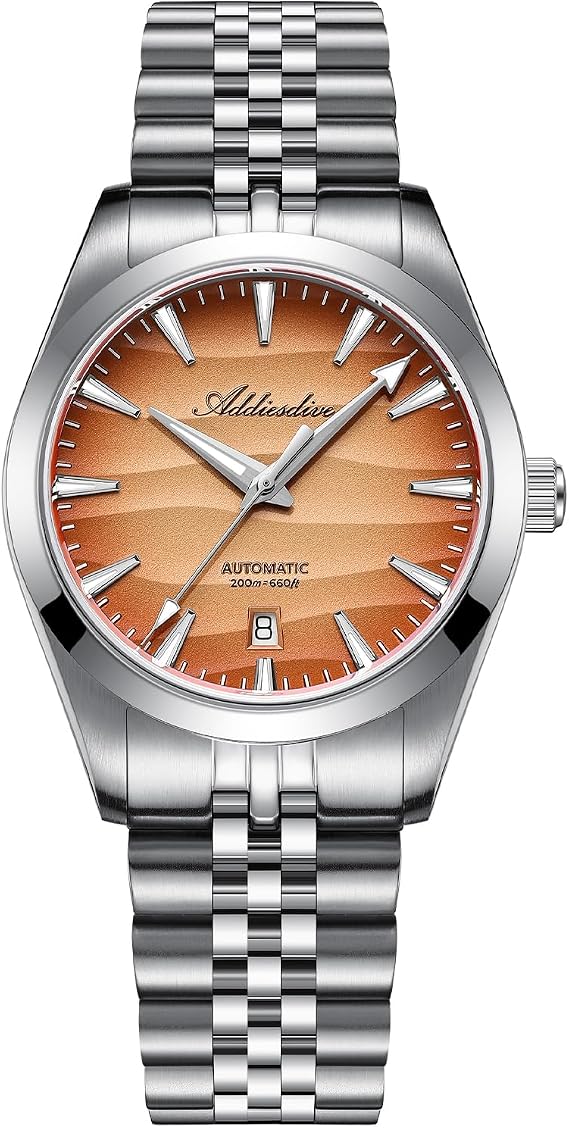 ADDIESDIVE Automatic Watches for Men NH35A/8215 Mechanical Movement Analog Sapphire Crystal Glass 39 MM Dial