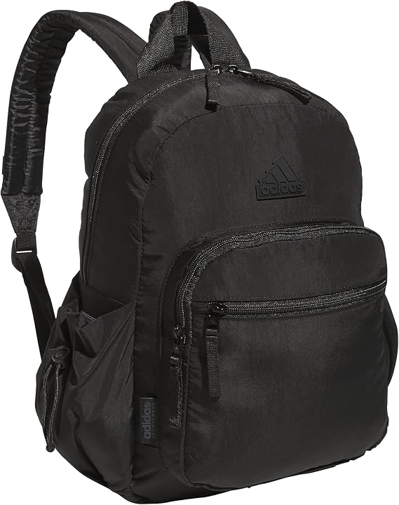 adidas Weekender Backpack Small Lightweight Everyday Bag, 19L, Black/1, OSFA