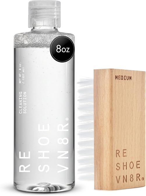 RESHOEVN8R Shoe Cleaner Kit - Sneakers, Mesh, Canvas, Suede, Knit, Leather | Cleaning kit solution for sneakers, mesh, canvas, suede, knit & leather shoes, all-around routine care set