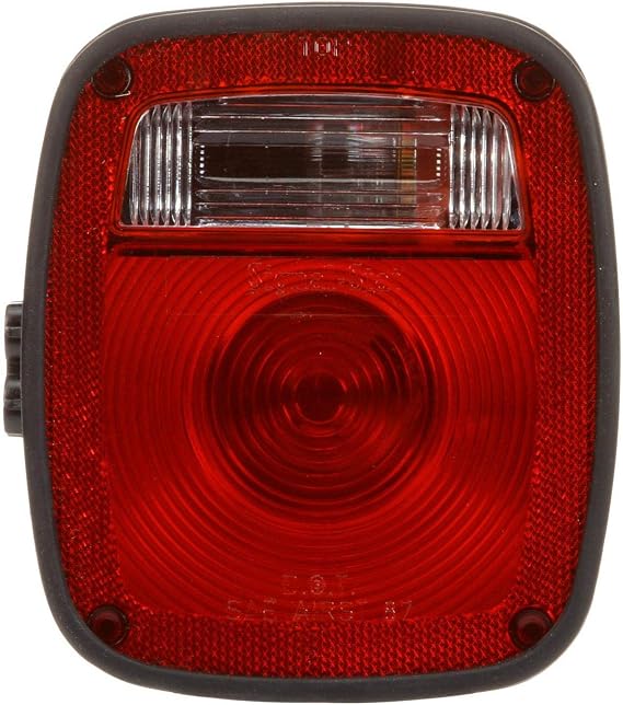 Truck-Lite 5023 Multi-Function LED Dual Metric-Pack with License Roadside, 1 Pack