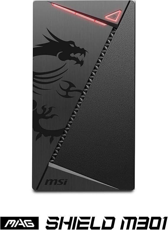 MSI MAG Shield M301 1x120mm Fan USB 3.2 Micro-ATX Tower Gaming (Oyuncu) Kasa