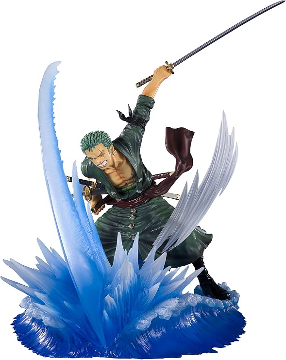 TAMASHII NATIONS Bandai Tamashii Nations Figuartszero Roronoa -Zoro- Yakkodori "Onepiece",White | One Piece 6 Inch Statue Figure Figuarts Zero - Roronoa Zoro Yakkodori Version