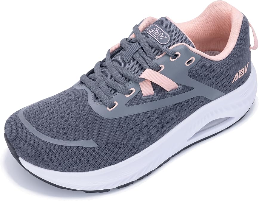 Womens Wide Toe Box Walking Shoes US 7-11 | Arch Support Orthotic Sneakers Wide Width Tennis Shoes Plantar Fasciitis Pain Relief