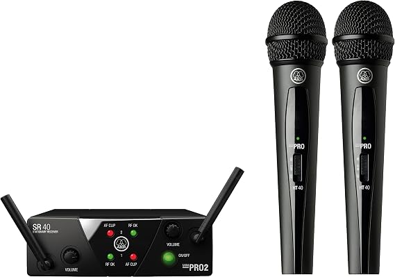AKG WMS40 Mini2 Vocal Wireless Microphone System US25A/C