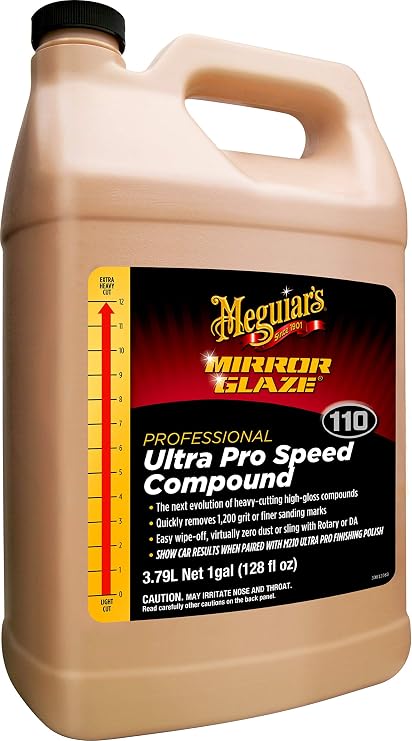 Meguiar's Mirror Glaze 110 Professional Ultra Pro Speed Compound 3.79L M11001