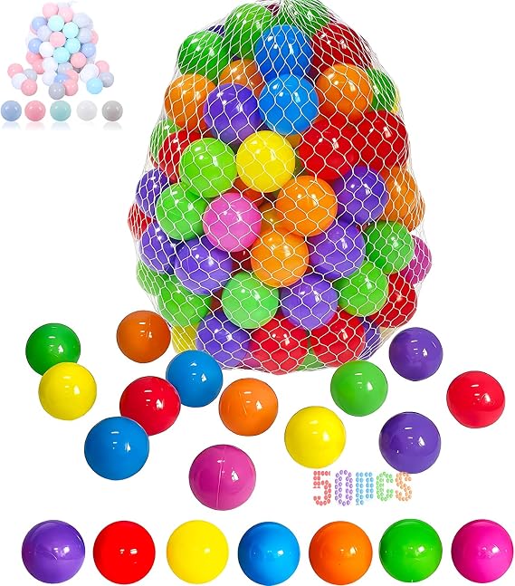 Plastic Ball Pit Balls 50/100/200/400 Pack for Baby Toddler Kids Play