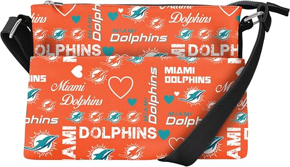 FOCO NFL Logo Love Crossbody Purse