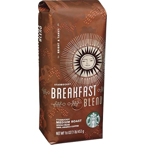 Starbucks Breakfast Blend, Whole Bean Coffee (1lb)